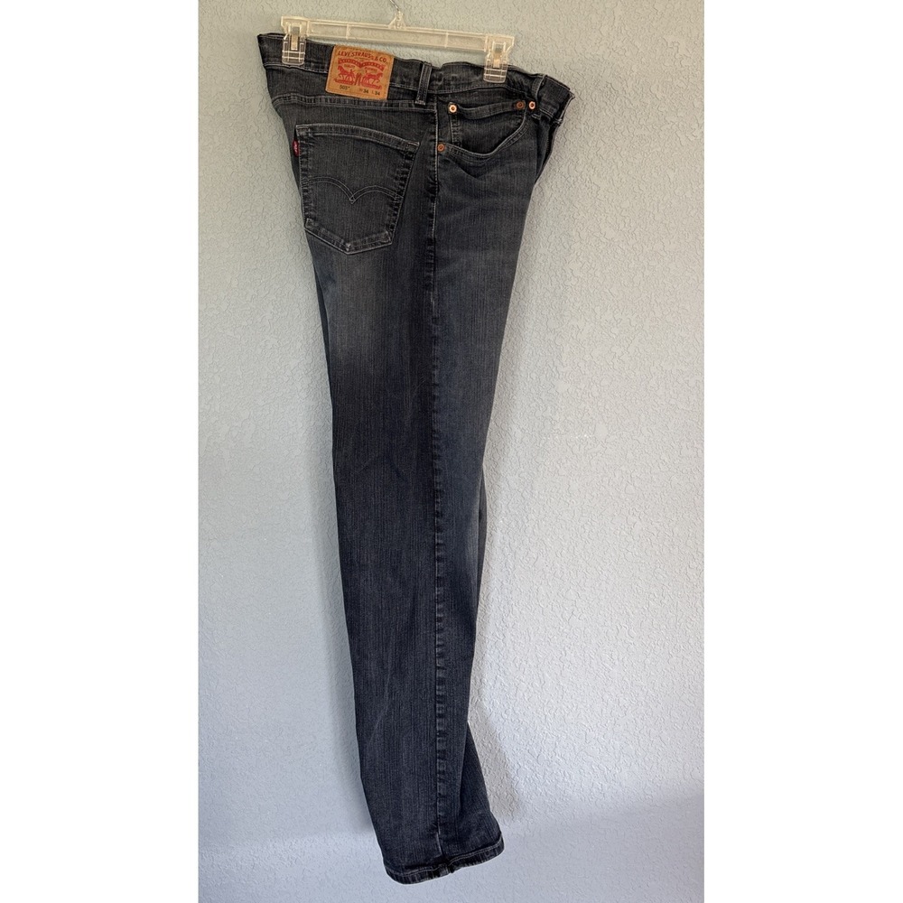 Levis 505 Blue Jeans Men Size 34 X 34‎ Zip Fly Straight Leg Denim Medium Wash